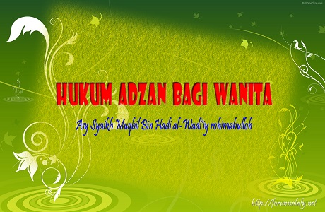 Hukum Adzan Bagi Wanita