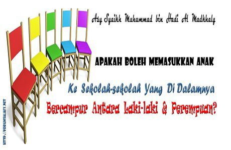 Apakah Boleh Menyekolahkan Anak Perempuan Usia 9 Tahun di Sekolah yang dicampur antara Laki-Laki dan Perempuan??.