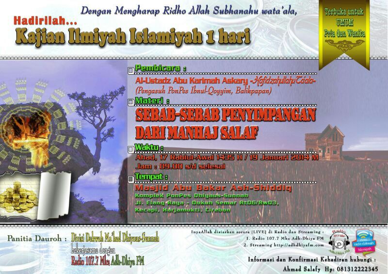 AUDIO “Sebab-Sebab Penyimpangan dari Manhaj Salaf”