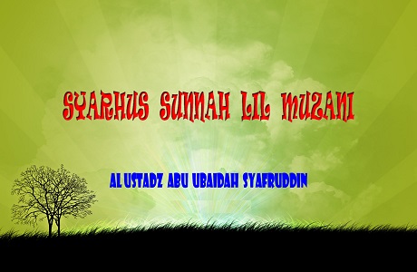 Audio: “Syarhus Sunnah Lil Muzani”