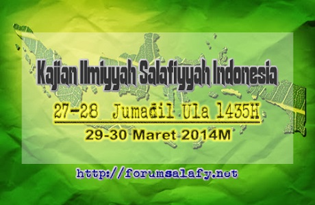 AUDIO: Kajian Salafiyah Sabtu-Ahad 27-28 Jumadil Ula 1435H / 29-30 Maret 2014