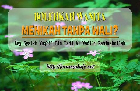 Bolehkah Wanita Menikah Tanpa Wali