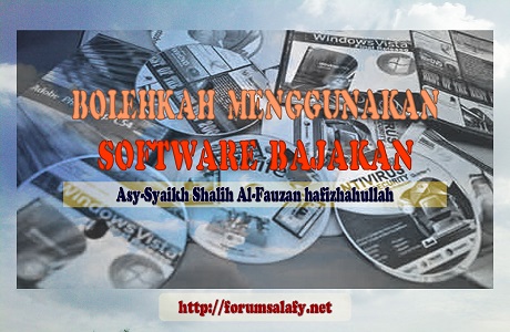 Bolehkah Menggunakan Software Bajakan