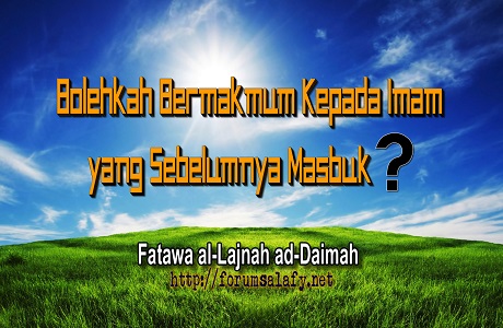 Bolehkah Bermakmum Kepada Imam yang Sebelumnya Masbuk?