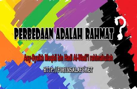Perbedaan Adalah Rahmat?