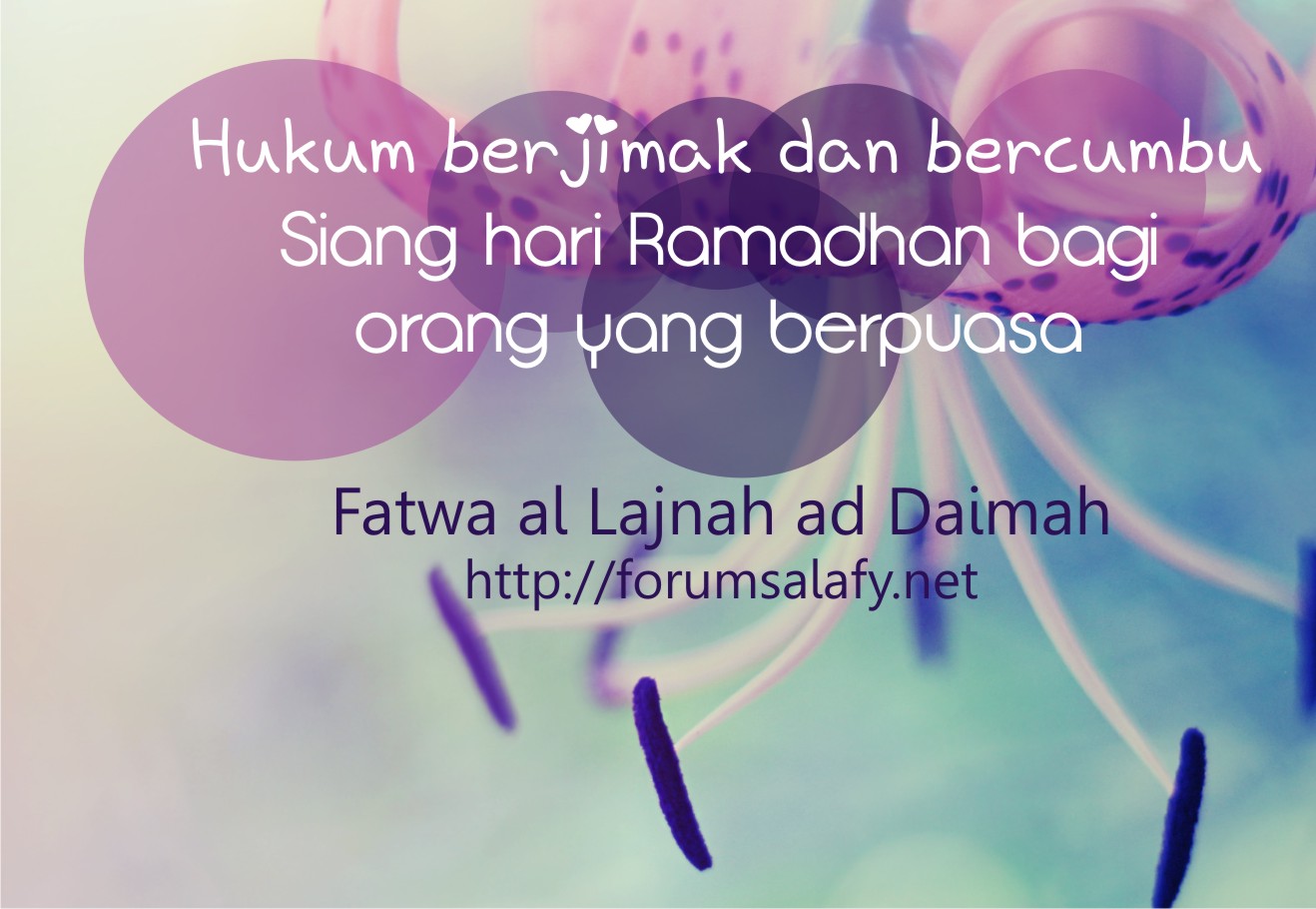 Hukum Berjimak Dan Bersenang-senang di Siang Hari Ramadhan Bagi Yang Berpuasa