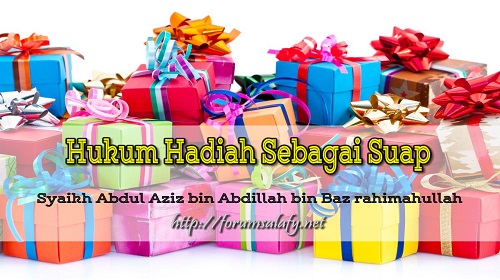 Hukum Hadiah Sebagai Suap