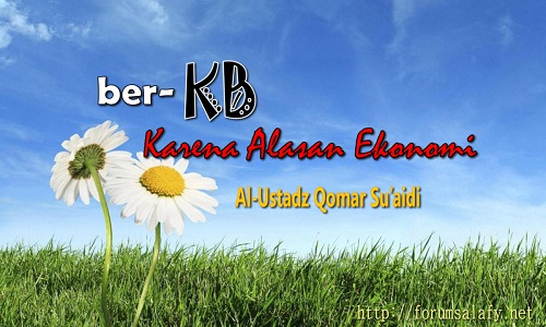 Ber-KB Karena Alasan Ekonomi