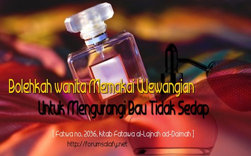Bolehkah wanita Memakai Wewangian Untuk Mengurangi Bau Tidak Sedap