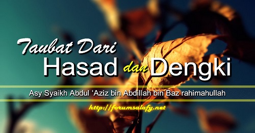 Taubat Dari Hasad dan Dengki