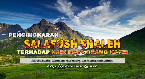 Haramnya Turut Serta Merayakan Hari Raya Orang Kafir