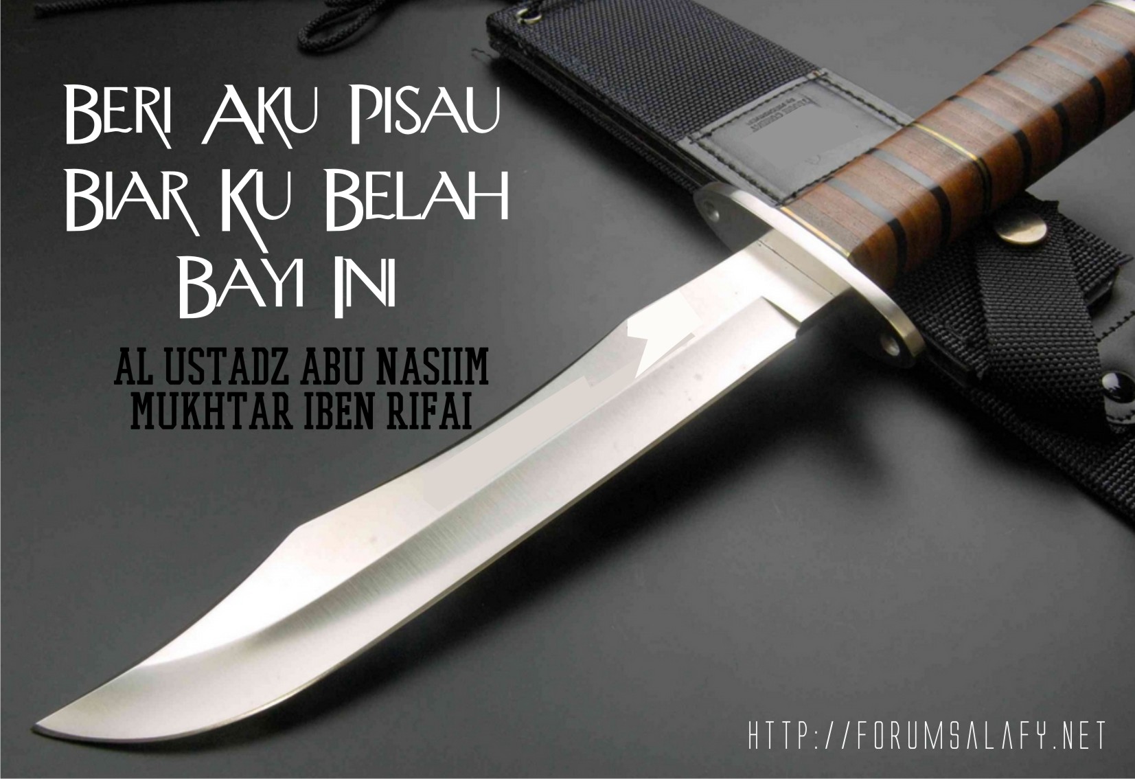 Beri Aku Pisau Biar Kubelah Bayi Ini