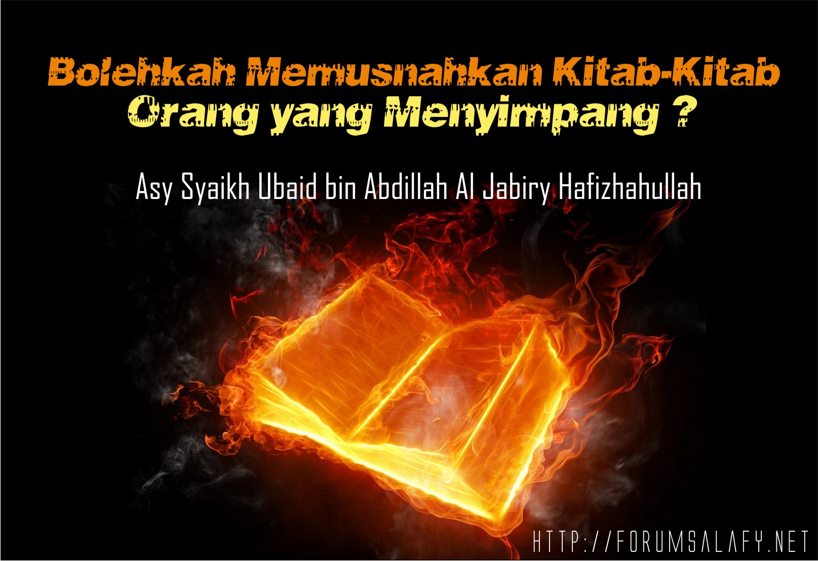 Bolehkah Memusnahkan Kitab-kitab Karya Orang Menyimpang